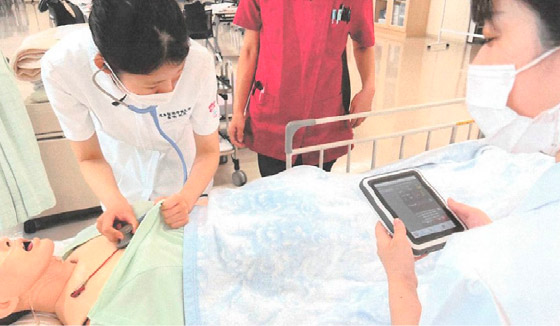 心疾患の患者の心音聴取（成人看護）